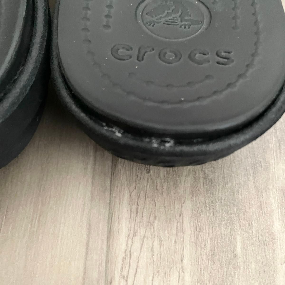 【crocs】 クロックス サンダル ミュール レディース 黒 ブラック 匿名配送 夏靴 25.0