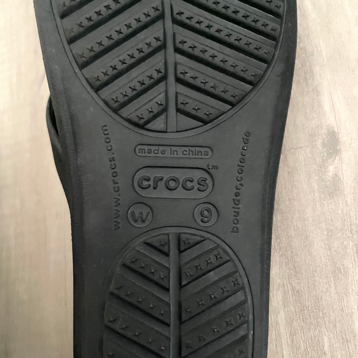 qtr様専用【crocs】 クロックス サンダル ミュール レディース 黒 ブラック 匿名配送 夏靴 25.0
