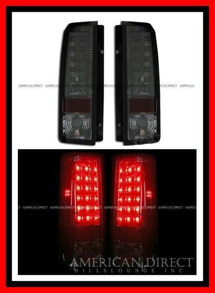 【即納/スモーク】85-05y シボレー アストロ GMC サファリ LED テール ライト ランプ 左右セット リア バック ゲート ストップ ウインカー_画像1