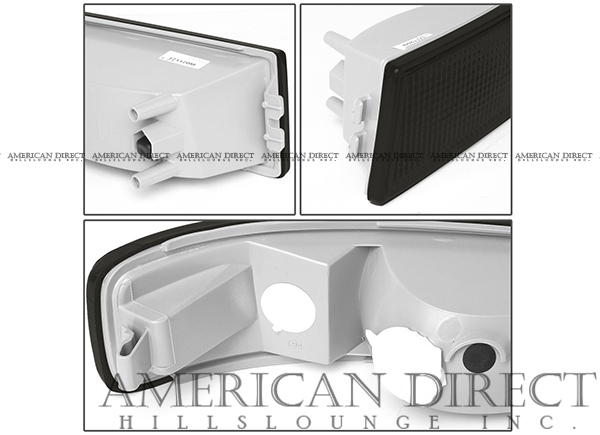 [ ultra rare / set 1]03-15y Express Savana head light ( black / clear )& park signal ( black ) OE Chevrolet GMC G-VAN