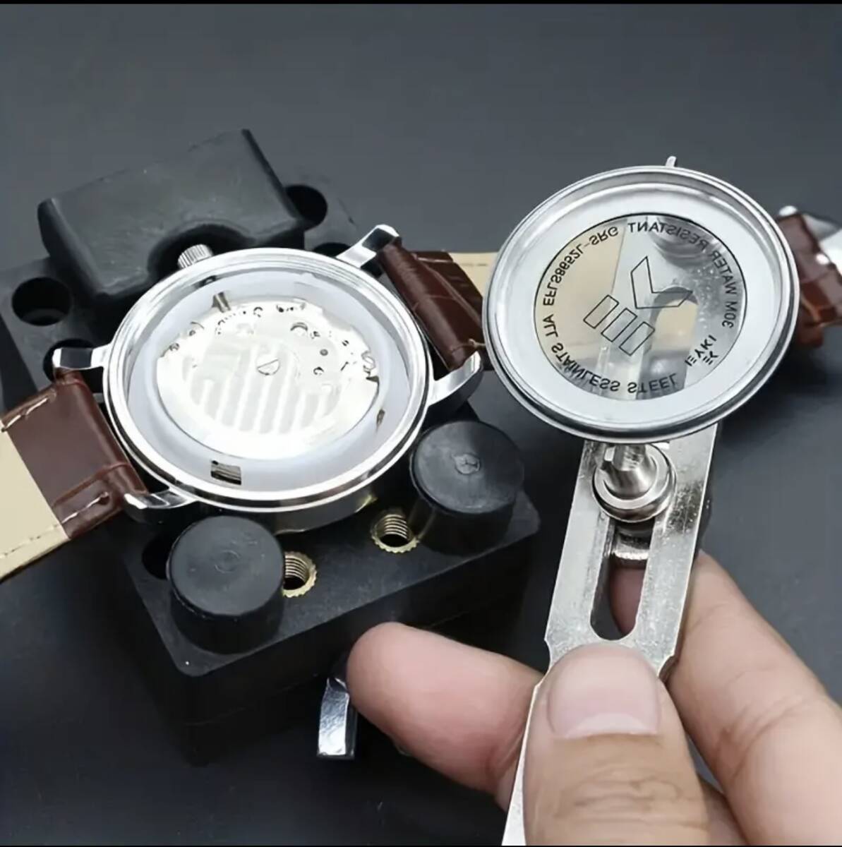 【時計オープナー 電池交換キット】 工具 時計修理 腕時計 メンテナンスの画像6