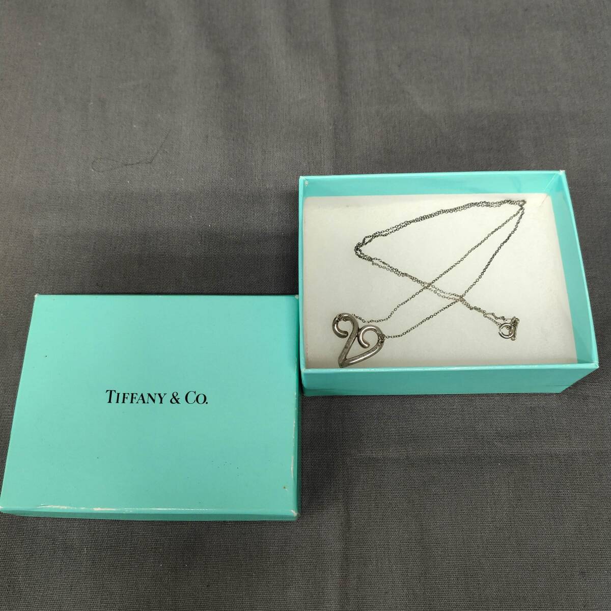060410 263386 Tiffany＆Co. ティファニー デザインネックレス 925 シルバー アクセサリー ファッション小物 服飾雑貨  の画像1