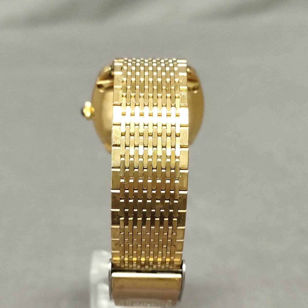 060411 262999 WALTHAM ウォルサム P6L0507 20MC ゴールドカラー ブラック文字盤 メンズ ブランド 腕時計 稼働品 USED品の画像5