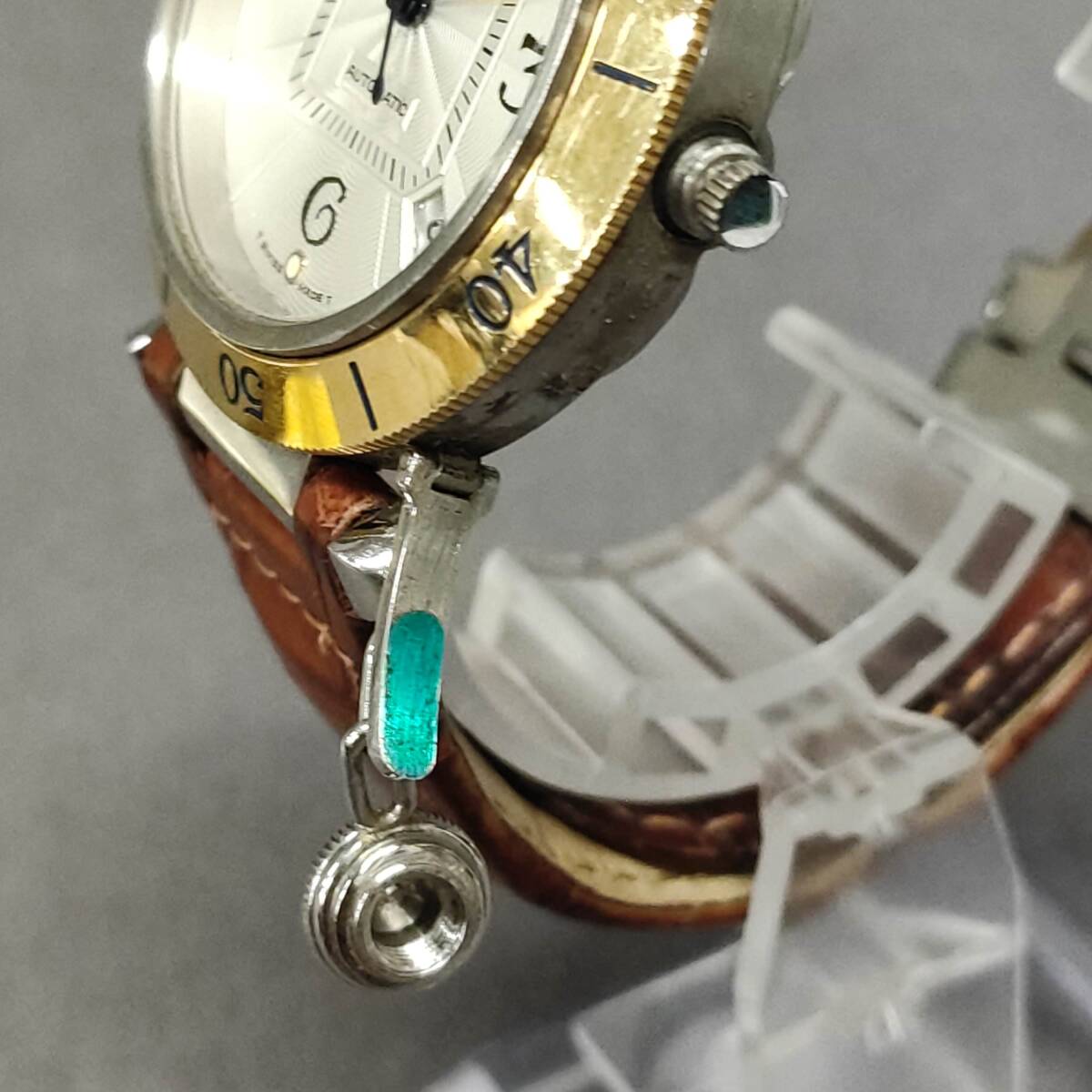 060411 262912 Cartier カルティエ 2378 パシャ 自動巻き 裏スケルトン メンズ ブランド 腕時計 稼働品 USED品の画像8