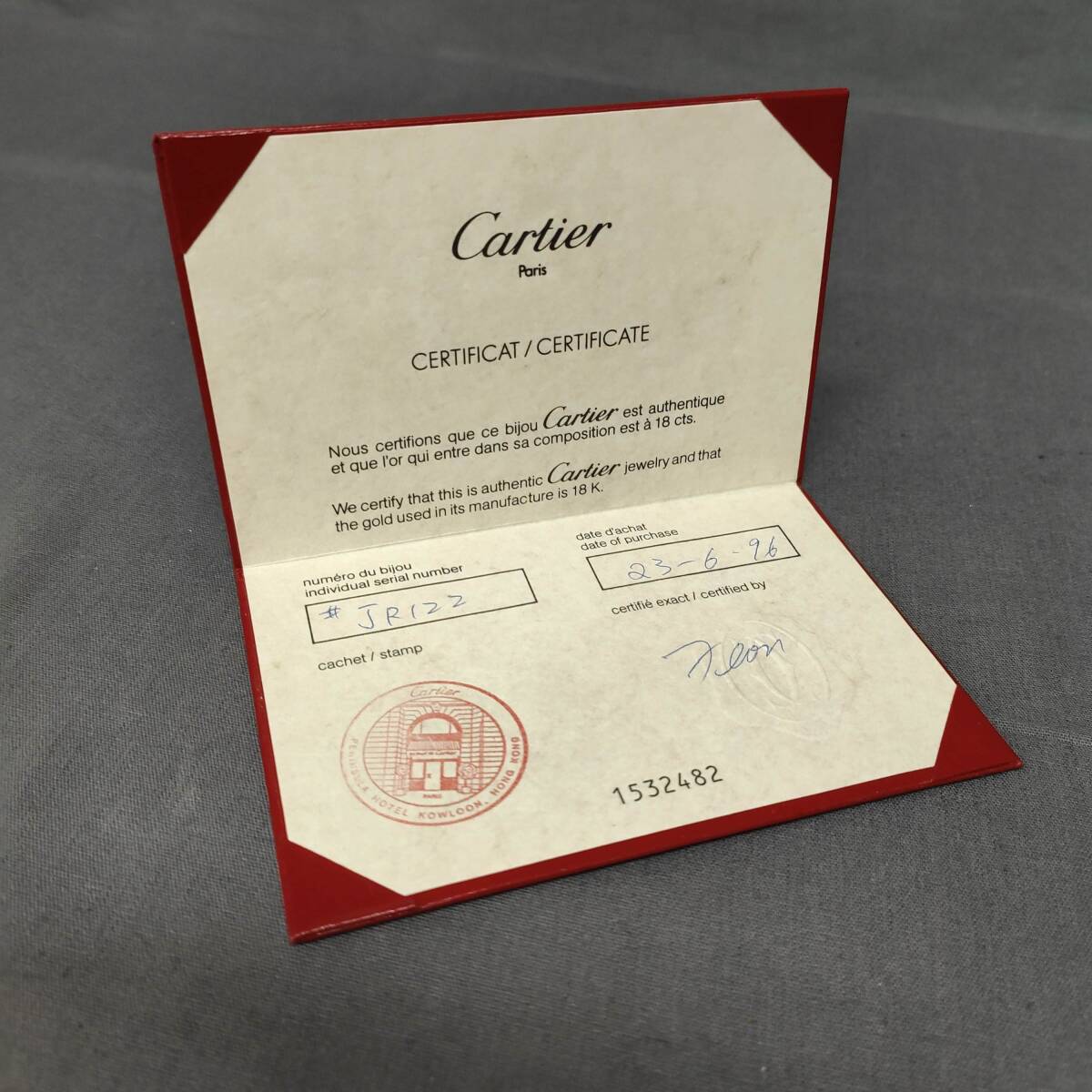 060419 260897 Cartier カルティエ 3連スリーカラーリング 18K 750刻印 ブランドアクセサリー 指輪 リング ファッション小物の画像7