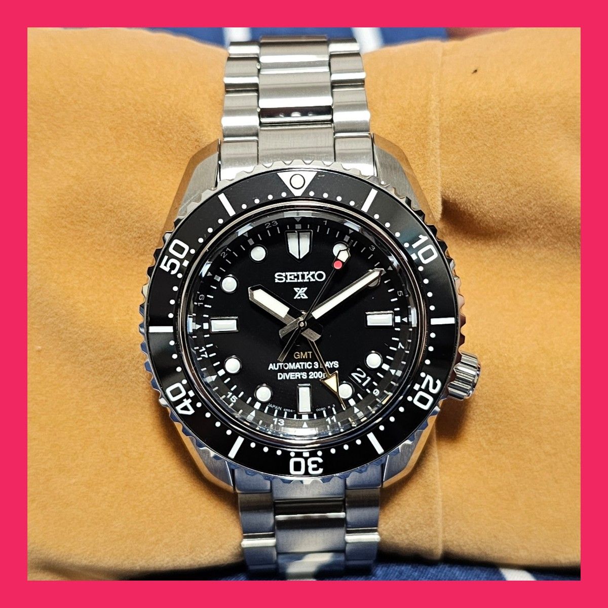 【超美品】大谷翔平モデル SEIKO PROSPEX SBEJ011 7年延長保証付 6R54-00D0 自動巻き メンズ腕時計