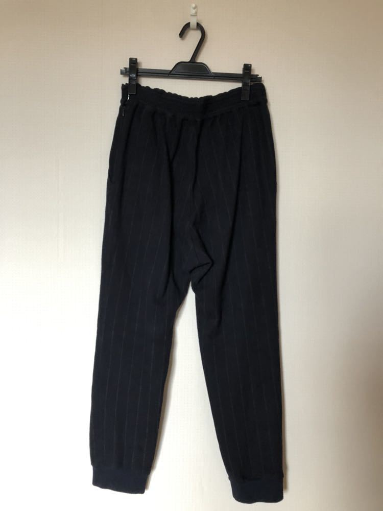  прекрасный товар * Tsumori Chisato воздушная заслонка полоса брюки * осень-зима * темно-синий * размер 3