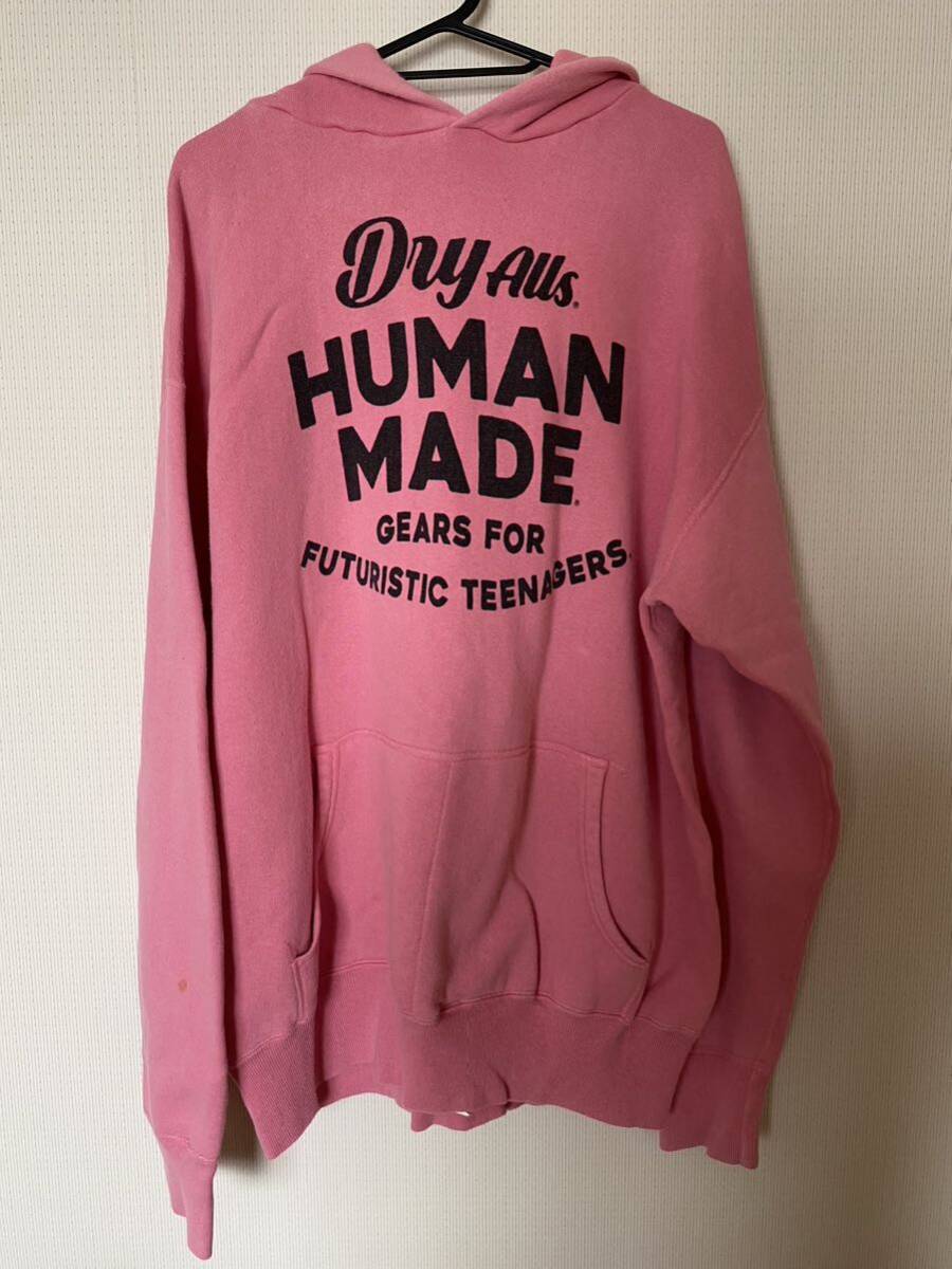 HUMAN MADE ヒューマンメイド ロゴプリントパーカー サイズXL HUMAN MADE ヒューマンメイド ロゴプリントパーカー サイズXL