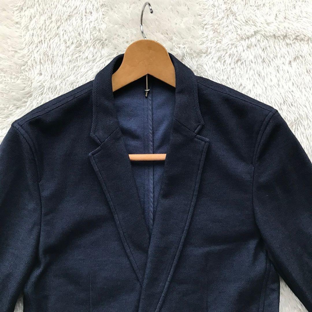  beautiful goods /XL size * United Arrows tailored jacket spring summer UNITED ARROWS Kiyoshi . feeling summer cotton navy LL outer men's 
