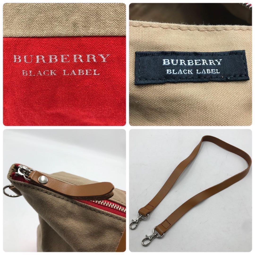 未使用級/A4収納可能●バーバリーブラックレーベル BURBERRY BLACK LABEL メンズ ビジネス ハンドバッグ トート ショルダー レザー 書類鞄_画像10