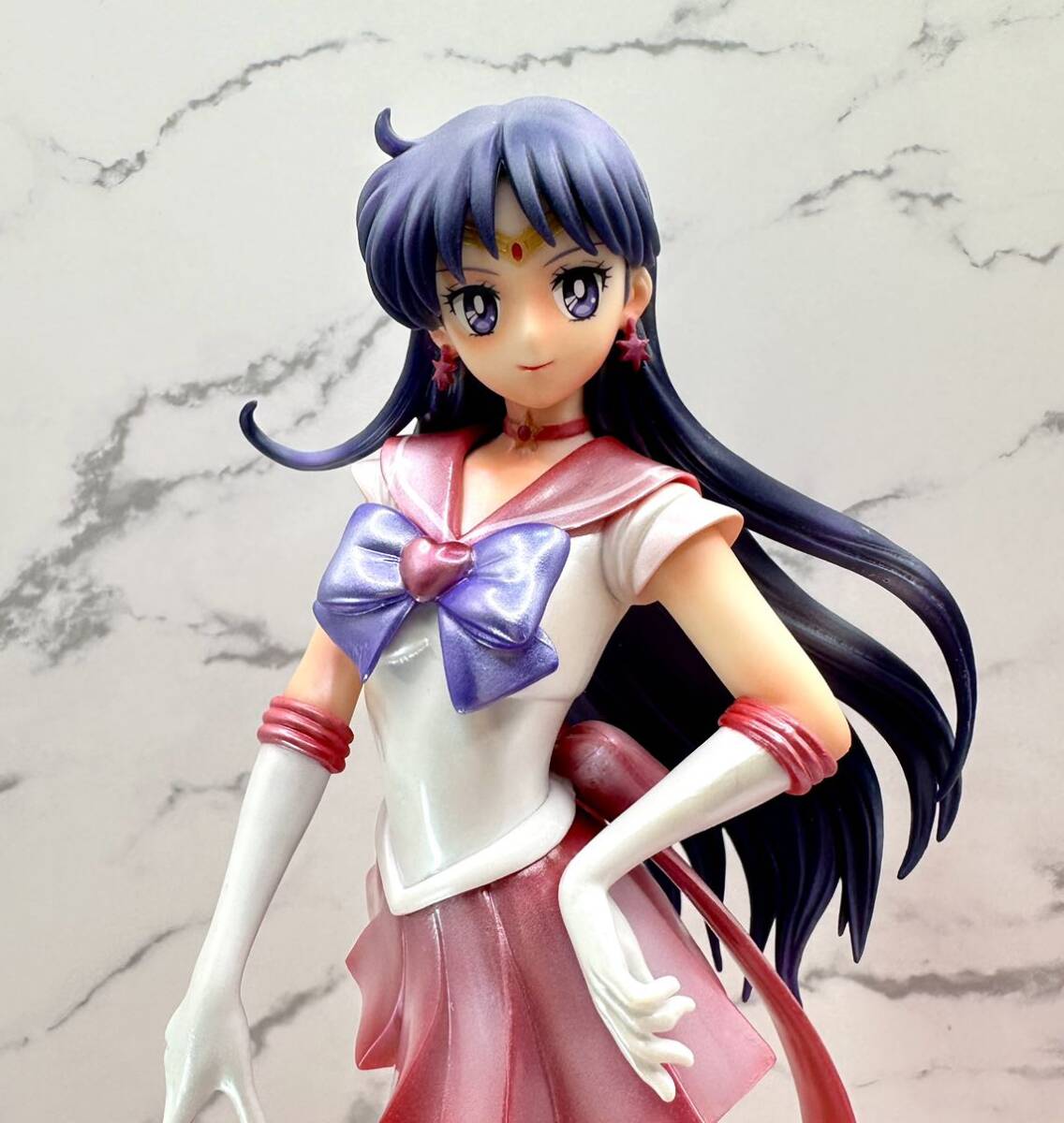 美少女戦士セーラームーン☆ セーラーマーズ/ リペイントフィギュア/メタリックパール衣装修正/ 肌修正