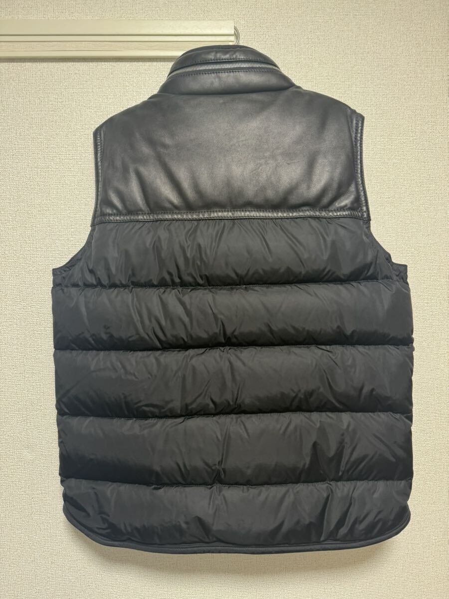 Moncler モンクレール　MILLAIS ダウンベスト 2 レザー　ムートン