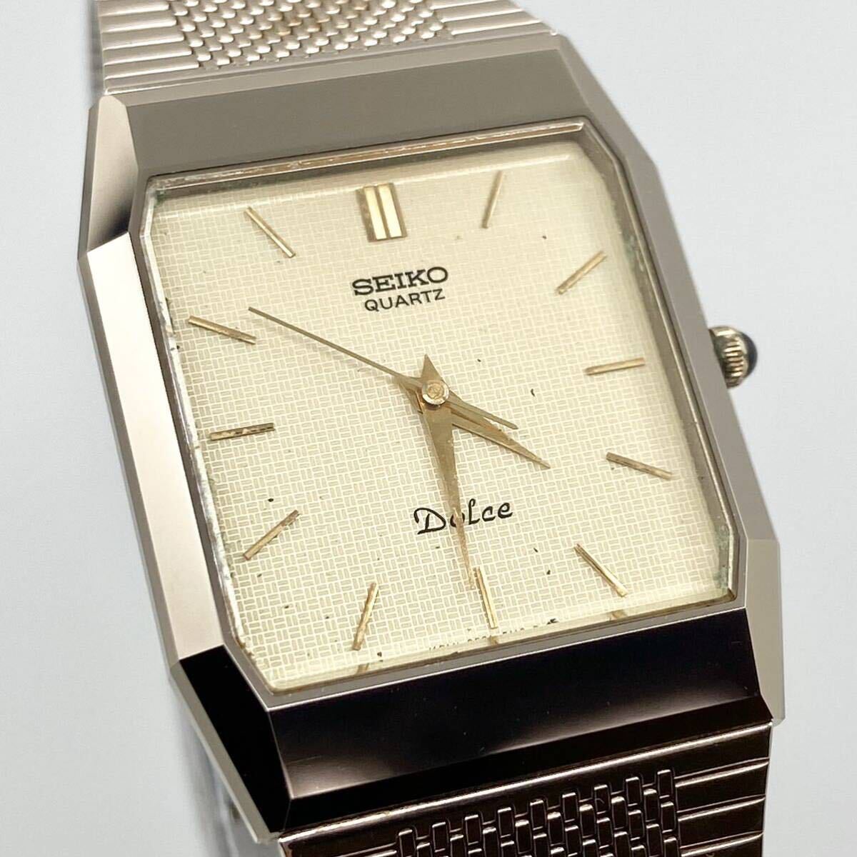 SEIKO Dolce wristwatch bar index 3 hands quartz quartz Gold gold Seiko Dolce Y779