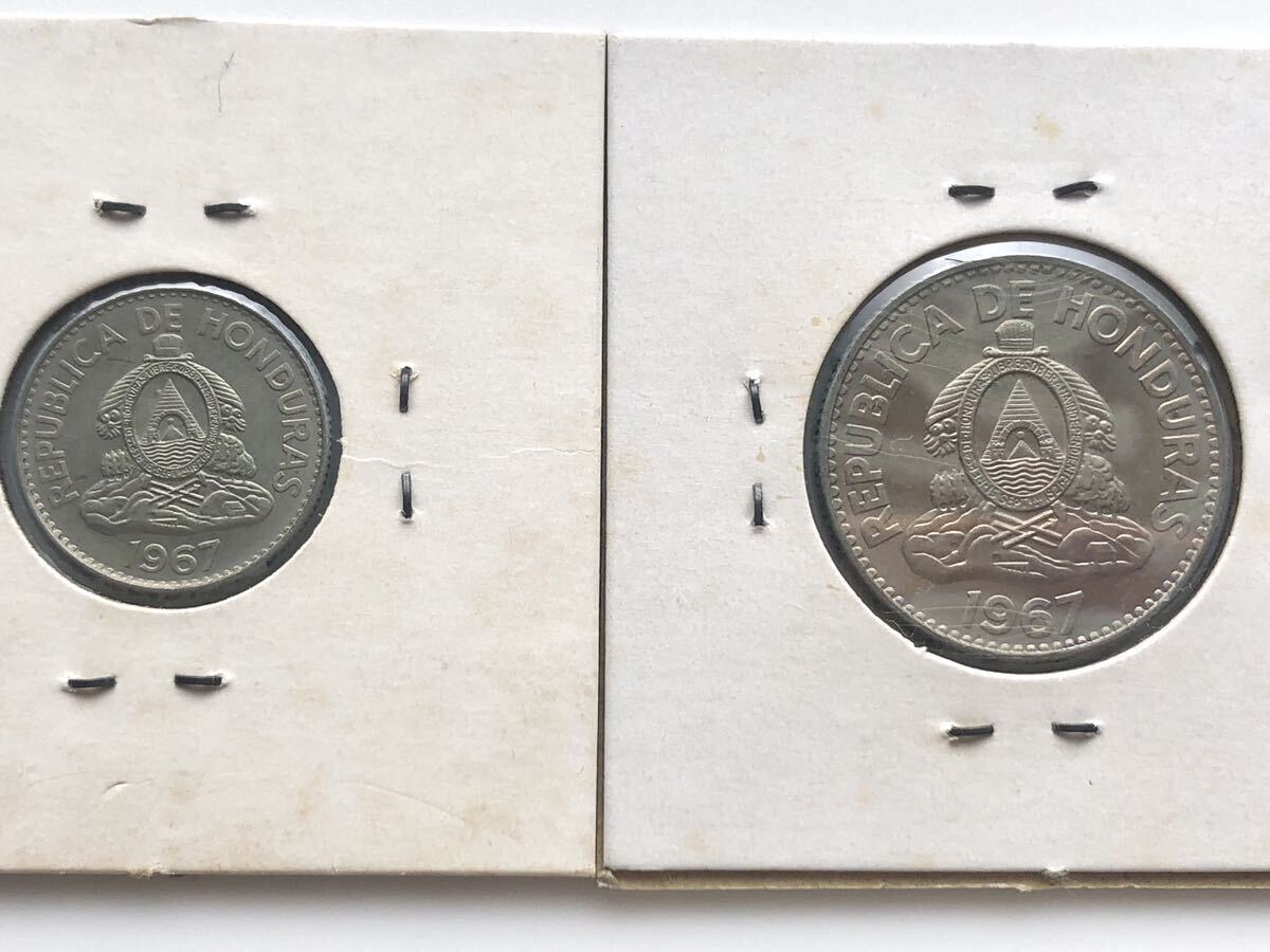 ホンジュラス 古銭 銀貨含む硬貨 まとめて6枚 1932-1967年の画像9
