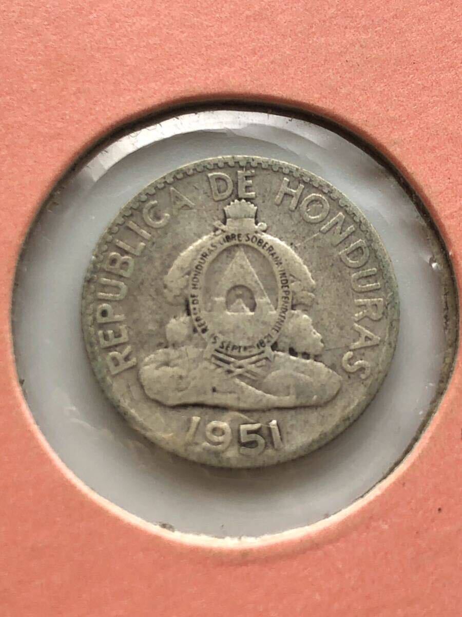 ホンジュラス 古銭 銀貨含む硬貨 まとめて6枚 1932-1967年の画像3