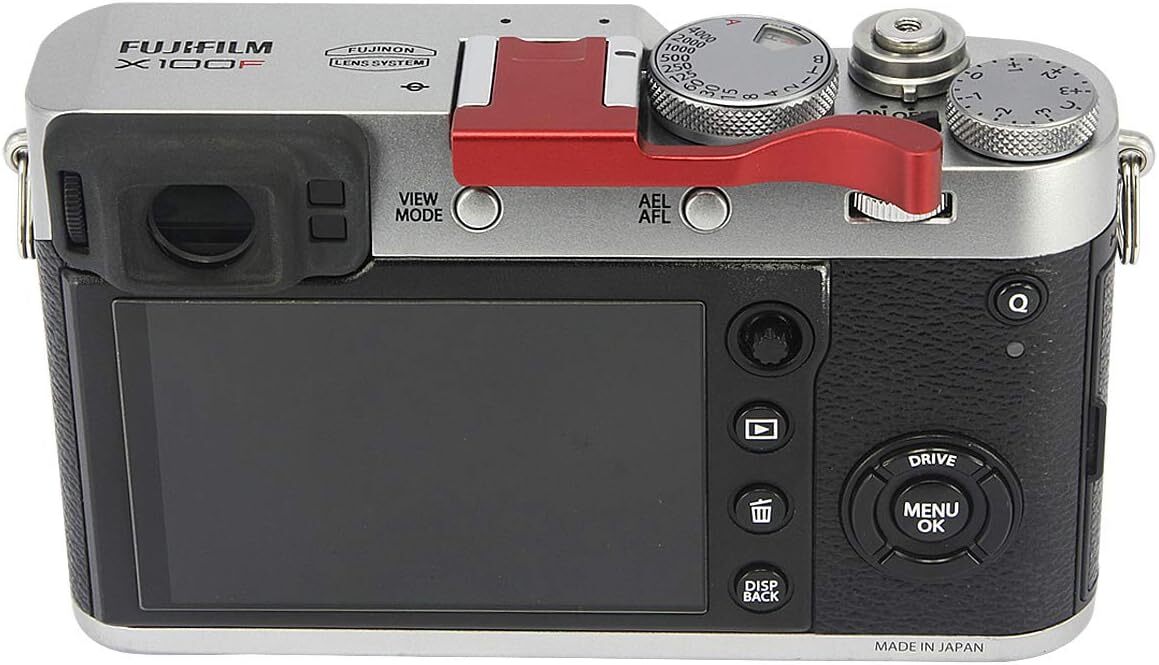 Haoge THB-XR 親指アップグリップ 赤 サムレスト ブラック 各社カメラ対応 サムグリップ 親指アップグリップ FUJI_画像5
