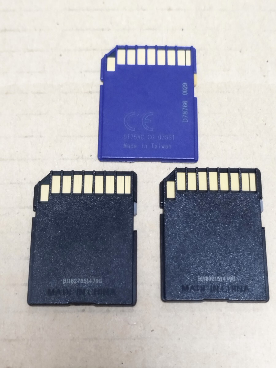 SDカード メモリーカード 8GB 3枚セット 初期化済み_画像2