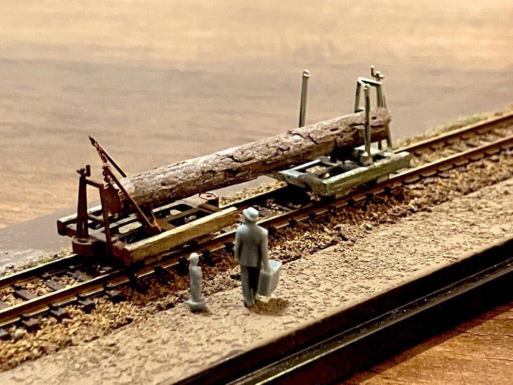 HOナロー 木曽森林鉄道/運材 丸太・木材風パーツ 5本の画像10