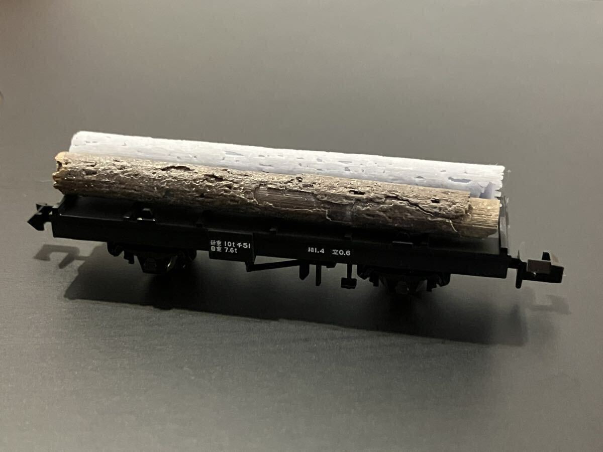 HOナロー 木曽森林鉄道/運材 丸太・木材風パーツ 5本の画像3