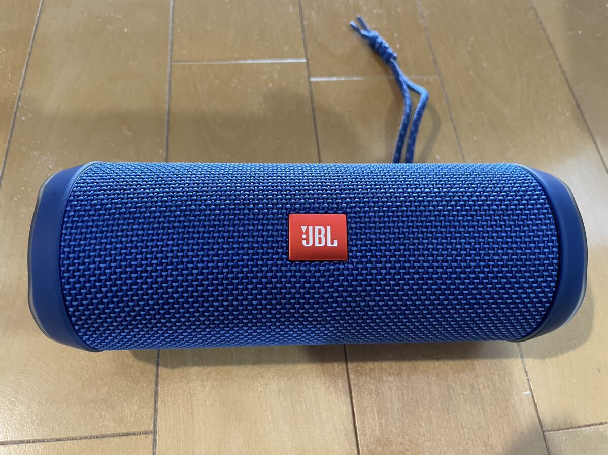 バッテリー新品 JBL Flip 4 Bluetooth ワイヤレス スピーカー ブルー JBL Bluetooth ジェービーエル ワイヤレス Flip の画像1