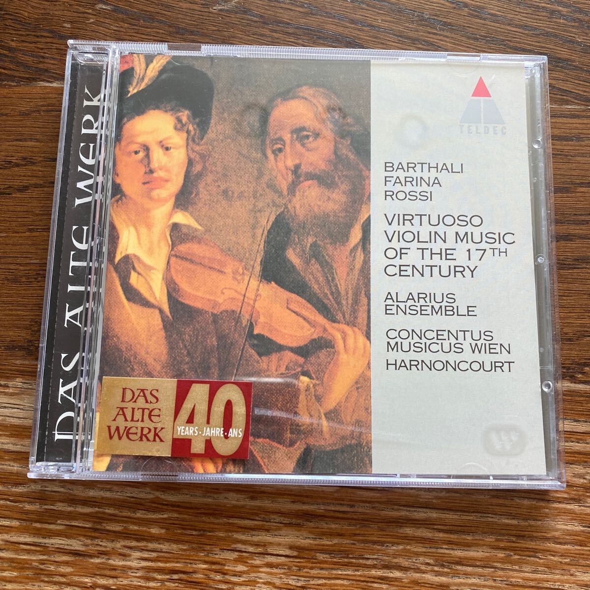 中古CD 17世紀のヴァイオリン名曲集 ベルターリ ファリーナ ロッシ アラリウス・アンサンブル VIRTUOSO VIOLIN MUSIC OF THE 17TH CENTURY_画像1