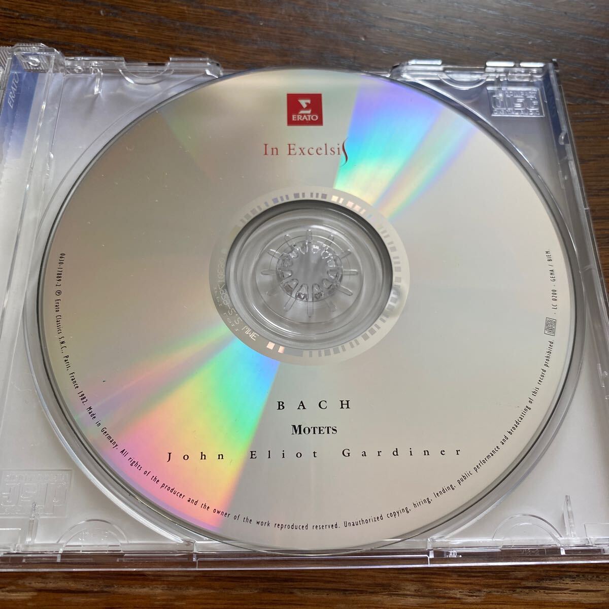 中古CD J.S. バッハ モテット BWV 225 - 230 ジョン エリオット ガーディナー J.S.BACH MOTETS BWV225-BWV230 JOHN ELIOT GARDINER_画像3