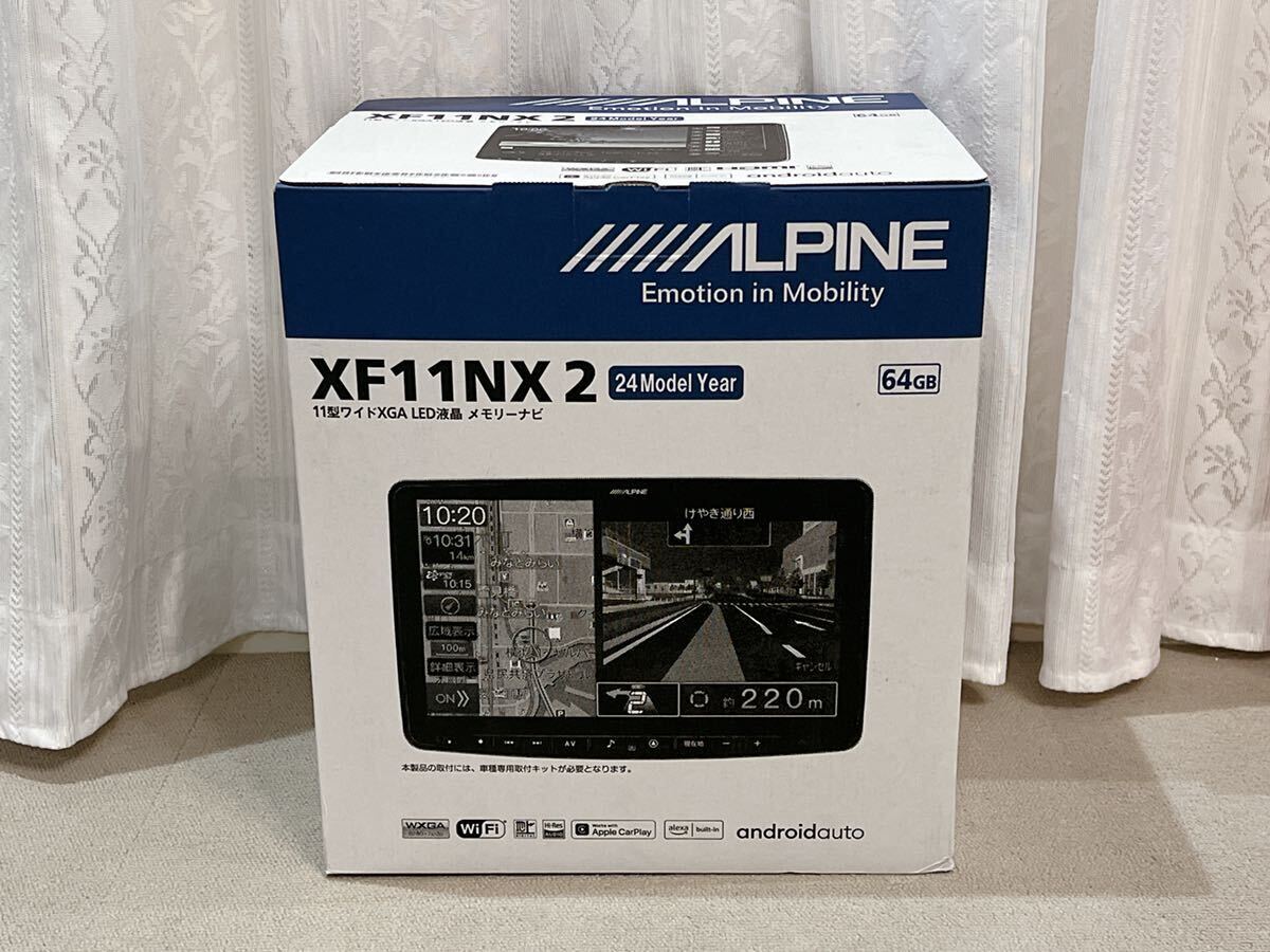 ③ 新品未使用品 2024モデル ALPINE アルパイン XF11NX2 11インチフローティングナビ 地デジ DVD CD SD Apple CarPlay AndroidAutoの画像1