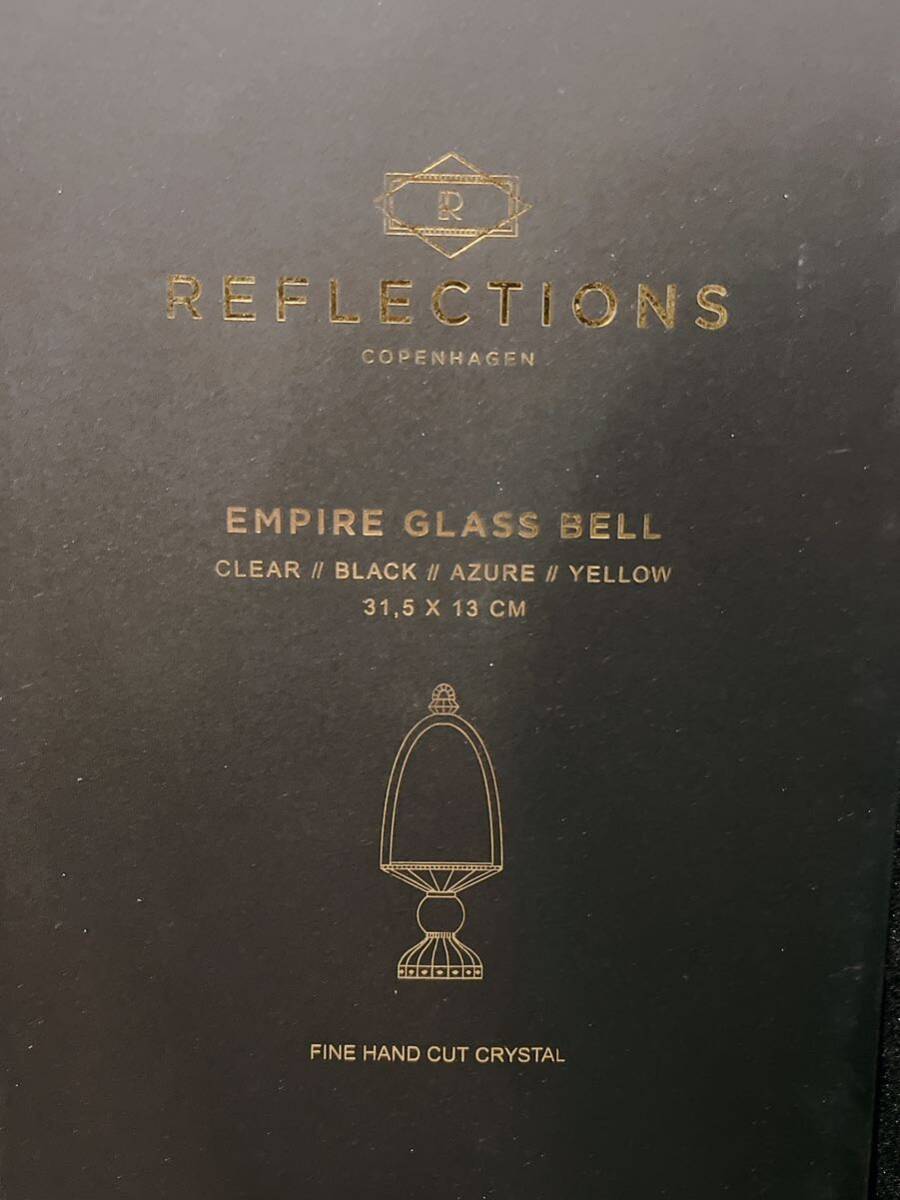 Reflections Copenhagen EMPIRE GLASS BELL リフレクションズコペンハーゲン エンパイアグラス 箱ありの画像8