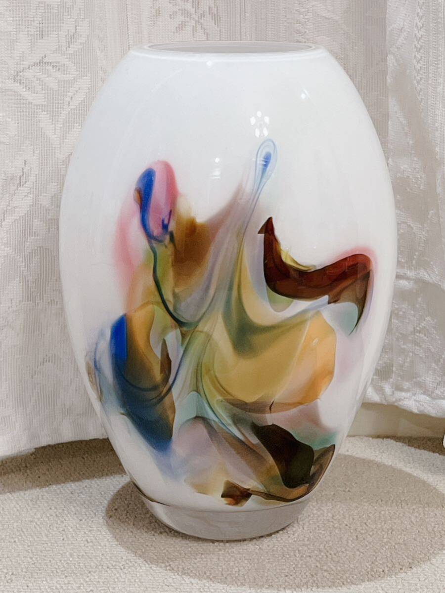 ZARA HOME 花瓶 フラワーベース モダン インテリア 花器 22.5×15cmの画像3