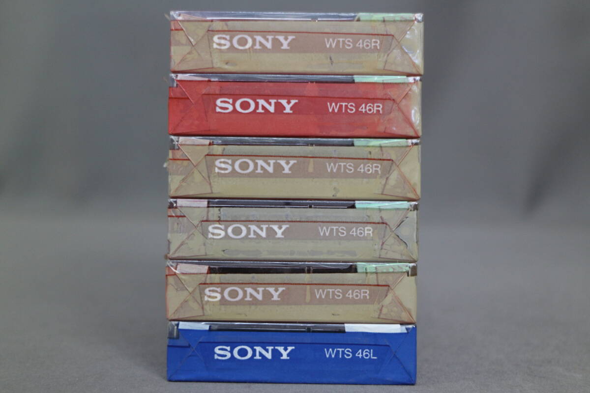 SONY ソニー カセットテープ what's up? HF-S46 TYPEⅠ ノーマルポジション WTS46R WTS46L 未使用 未開封 6本の画像6