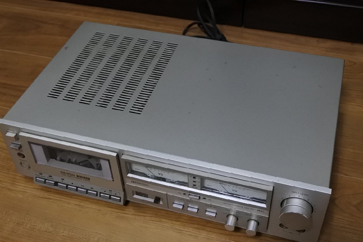 Denon DR-F1 Stereo Cassette Tape Deck ステレオカセットデッキ　3Head 式_画像2