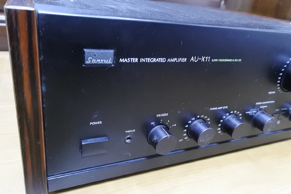 Sansui 山水 AU-X11 プリメインアンプの最高峰 160W+160W ワンオーナー品！！の画像2