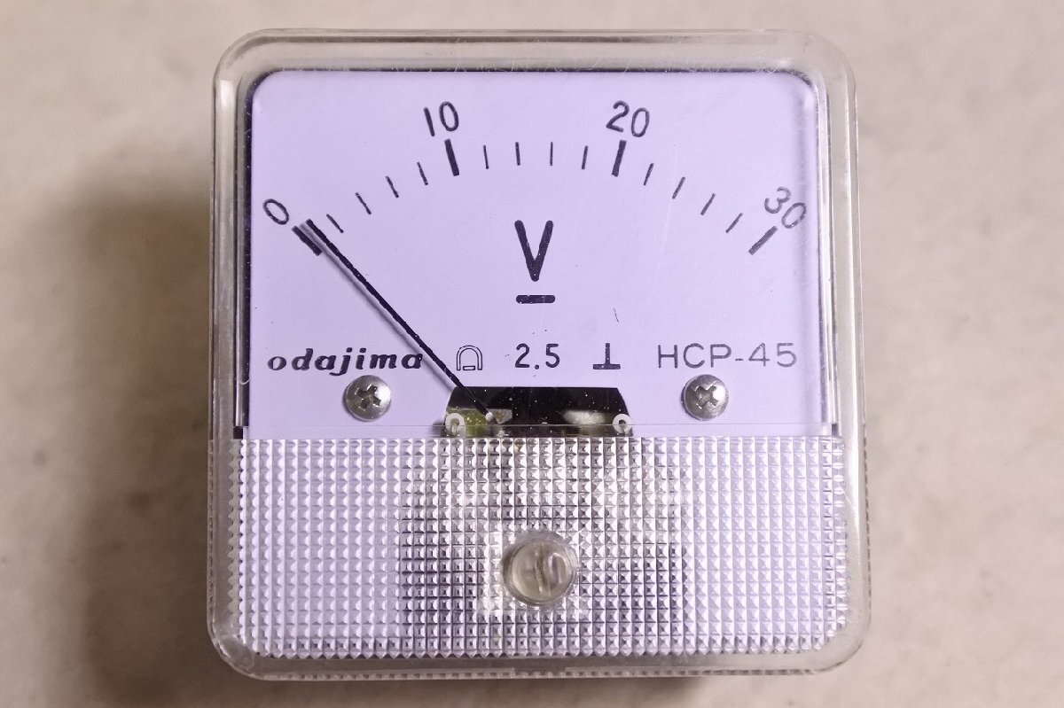 ODAJIMA　HCP-45　直流電圧計　30Vフルスケール　まとめて配送可能！！_画像2