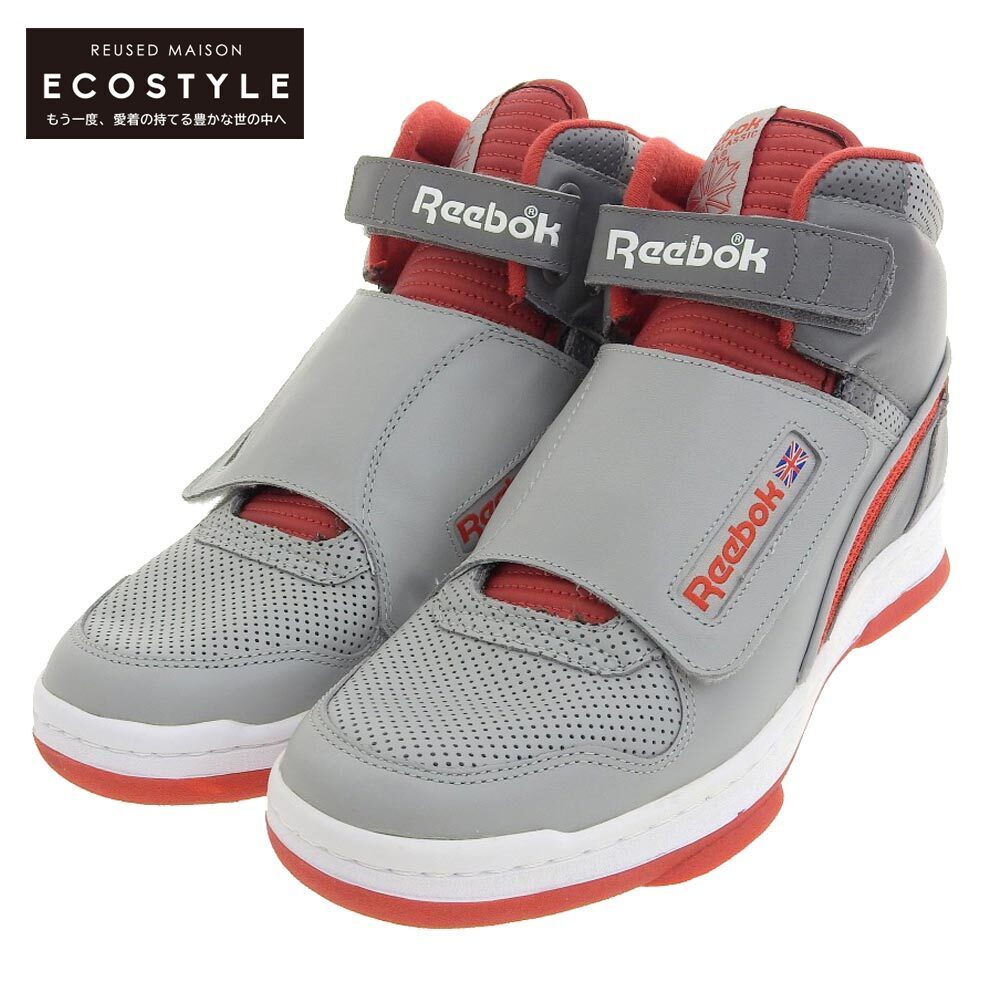 未使用 Reebok リーボック CL ALIEN STOMPER レザー スニーカー シューズ メンズ グレー 28.0cm 4-J19275_画像1