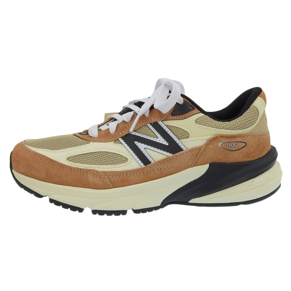 新品同様 NEW BALANCE ニューバランス ローカット スニーカー シューズ メンズ ブラウン 25cm U990TO6_画像3