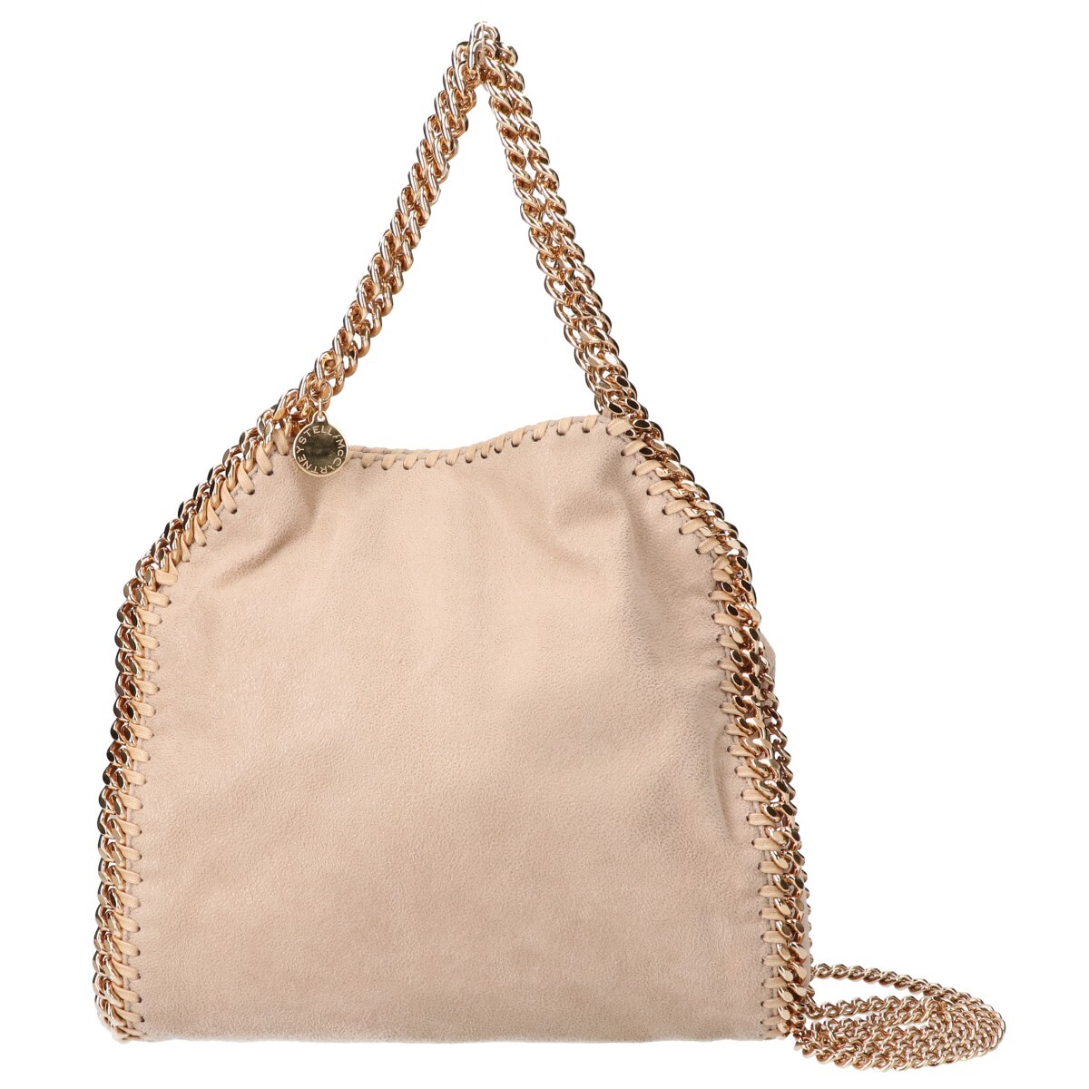 美品/ STELLA McCARTNEYステラマッカートニー 371223W9355 FALABELLA MINI TOTE ファラベラ ミニ トートバッグ ベージュ レディース_画像2