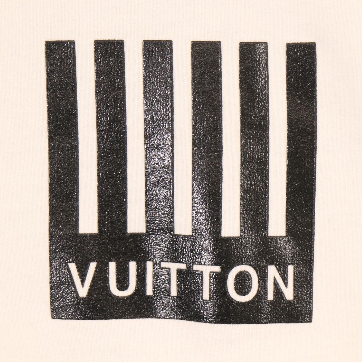 LOUIS VUITTON ルイヴィトン RM192M NPL HHY07W バックプリント バーコードTシャツ ホワイト M トップス コットン メンズ 中古の画像6