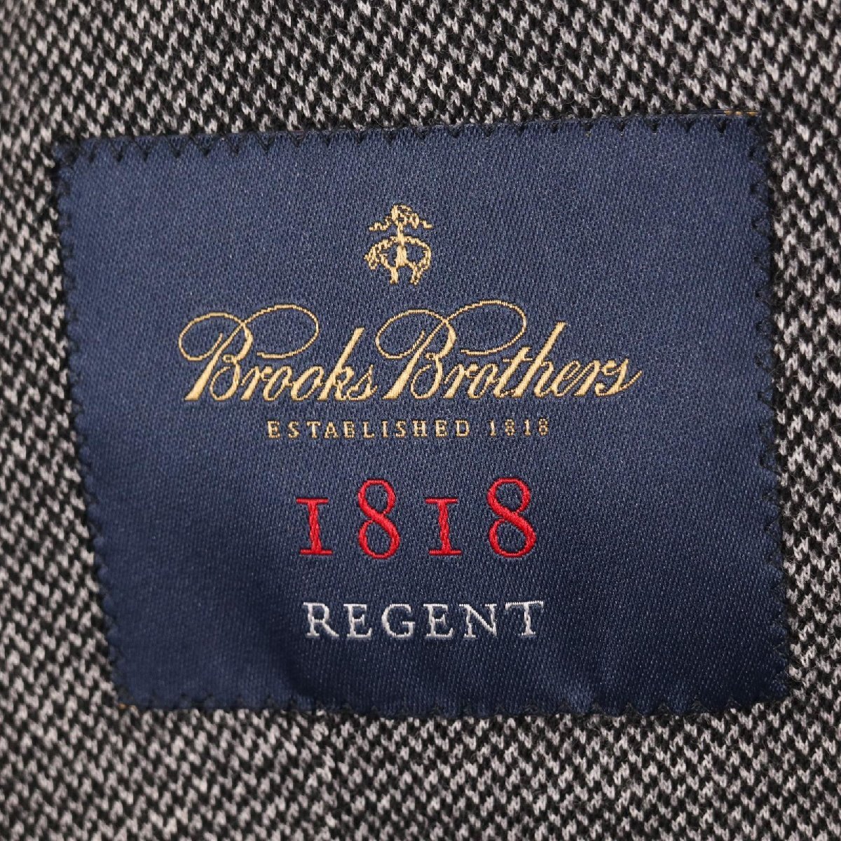 Brooks Brothers ブルックスブラザーズ 1818 REGENT DONDI JERSEY グレー 2Bジャケット グレー 36S ジャケット ウール メンズ 中古_画像8