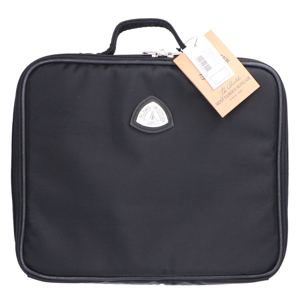  as good as new / GLOBE-TROTTER glove Toro ta-SHIPS special order 18 -inch slim attache case / briefcase navy men's 