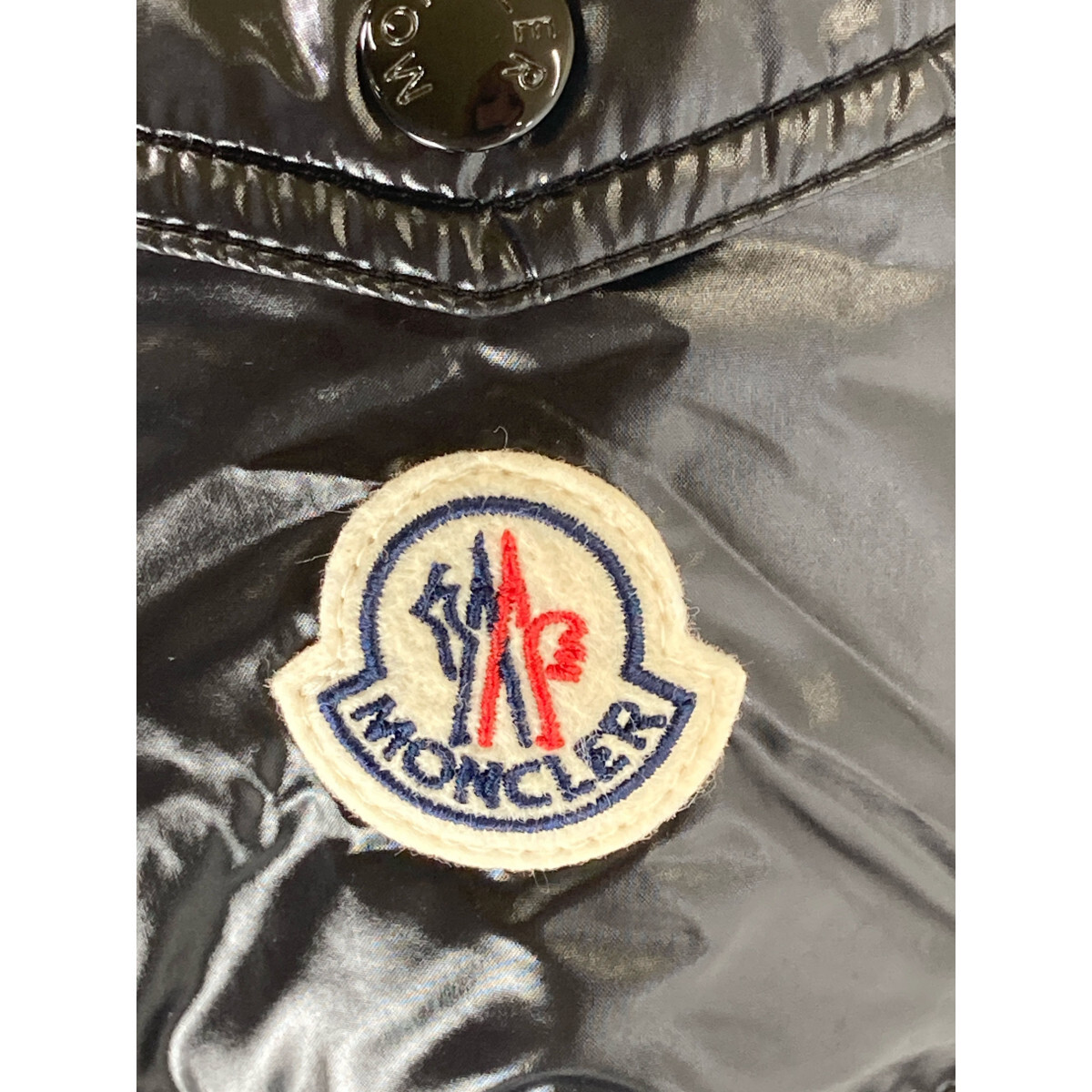 新品/国内正規/22年製 MONCLER モンクレール MAYAマヤ フード付ダウン ジャケット 1 ブラック メンズ_画像6