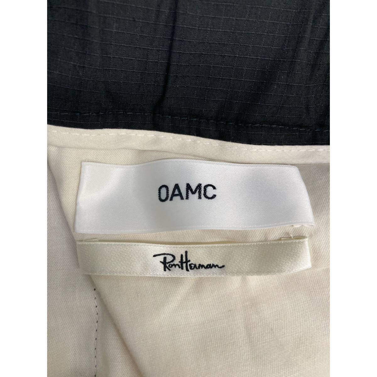 OAMC オーエーエムシー 3920600115 Regs Ripstop Pants ブラック L ボトムス コットン メンズ 中古_画像7