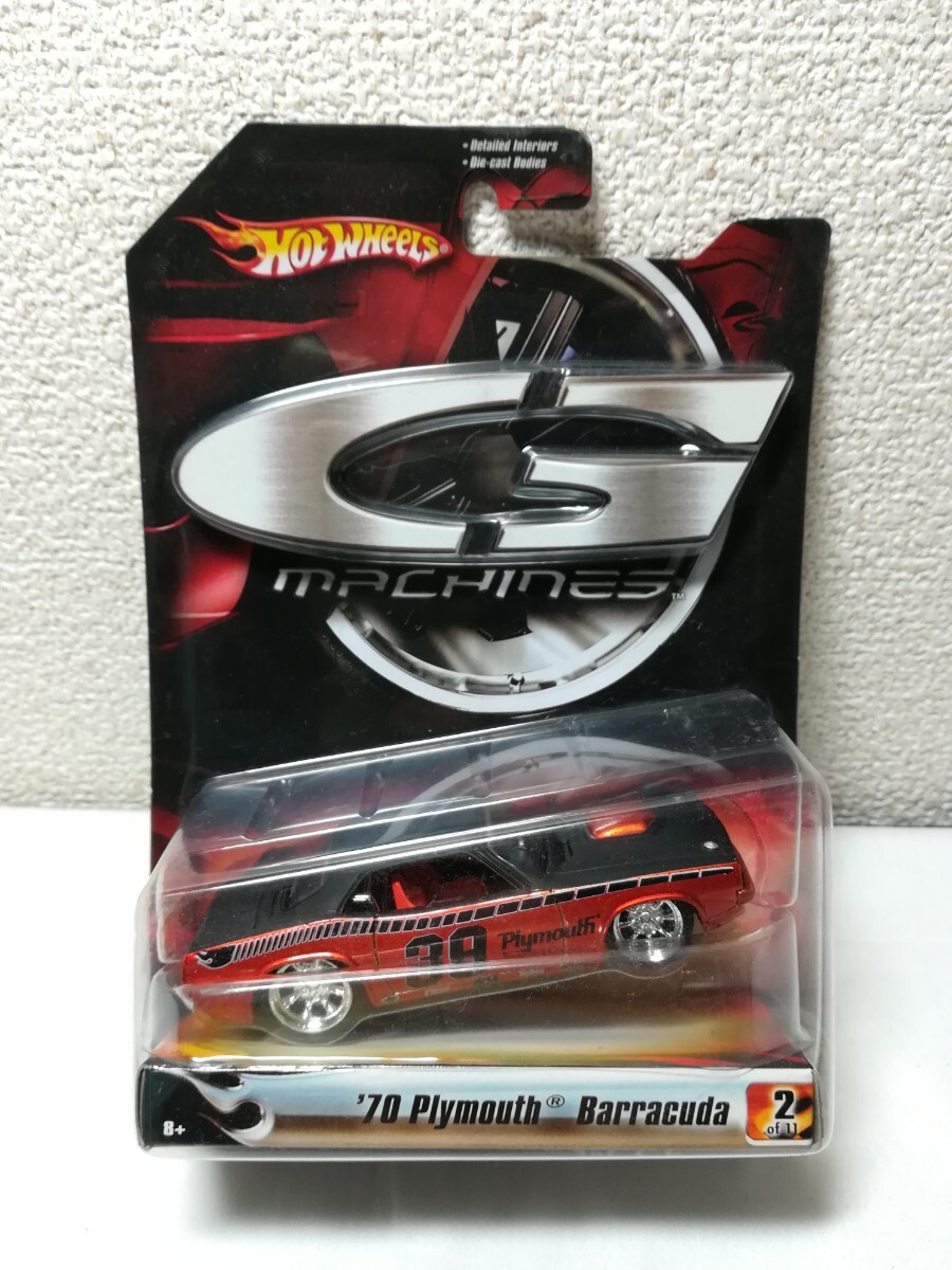 HotWheels ホットウィール G-MACHINES ’66 MUSTANG FASTBACK '70 PLYMOUTH BARRACUDA '71 DODGE CHALLENGER 3台セットの画像5