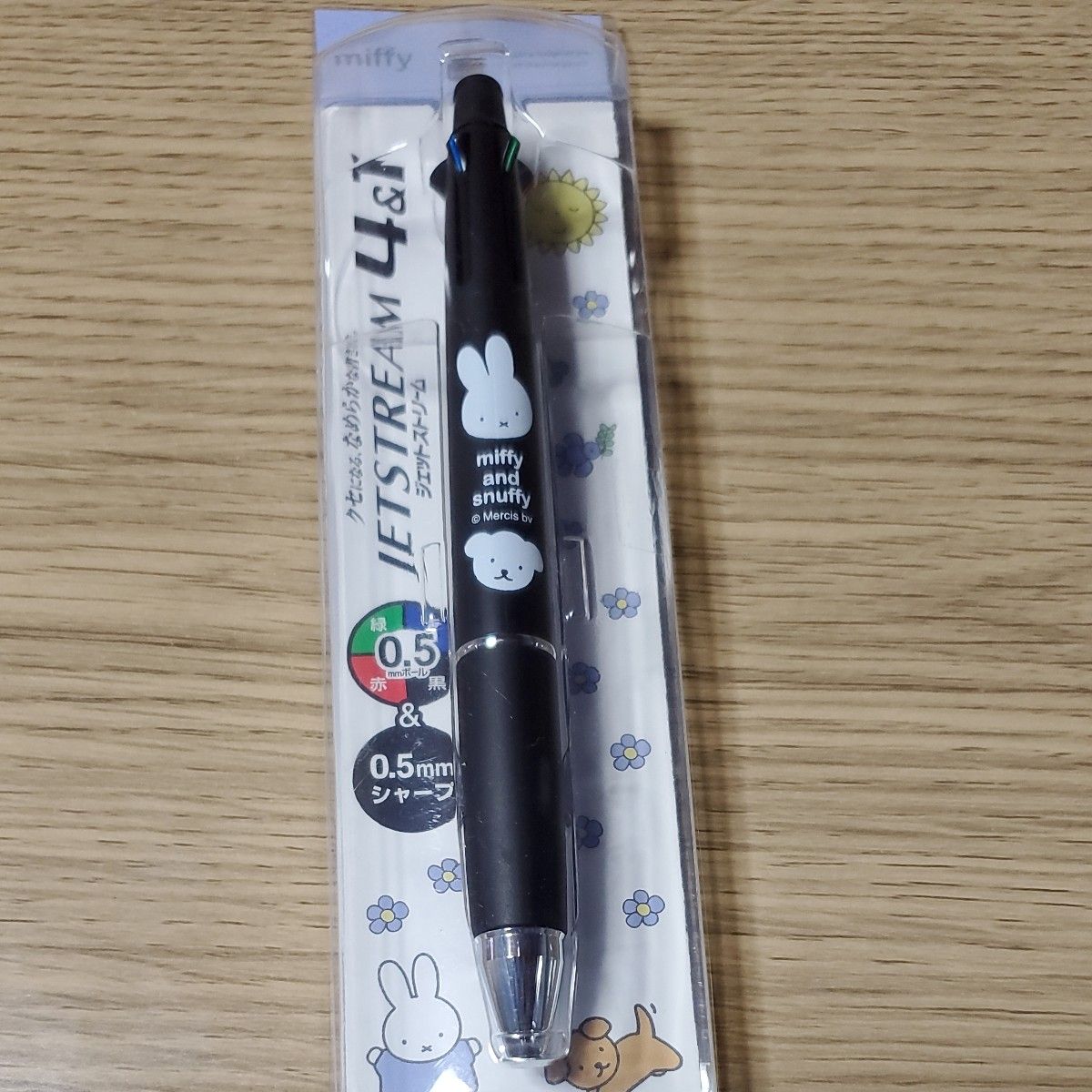 ミッフィー ジェットストリーム4＆1 多機能 (4色ボールペン+シャープ) Miffy ブラック EB354BK