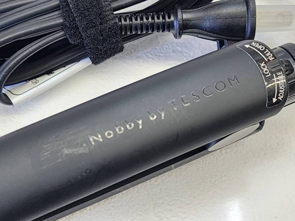 * R60418 exhibition goods Nobby by TESCOM Tescom Professional -stroke - rate hair iron NIS2000 black *