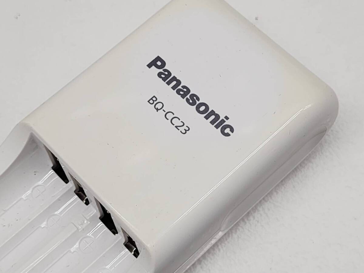 ★ R60430　未使用　Panasonic パナソニック　エネループ　急速充電器セット　K-KJ23MCC24　ニッケル水素電池　単3形2本/単4形2本付き ★_画像3