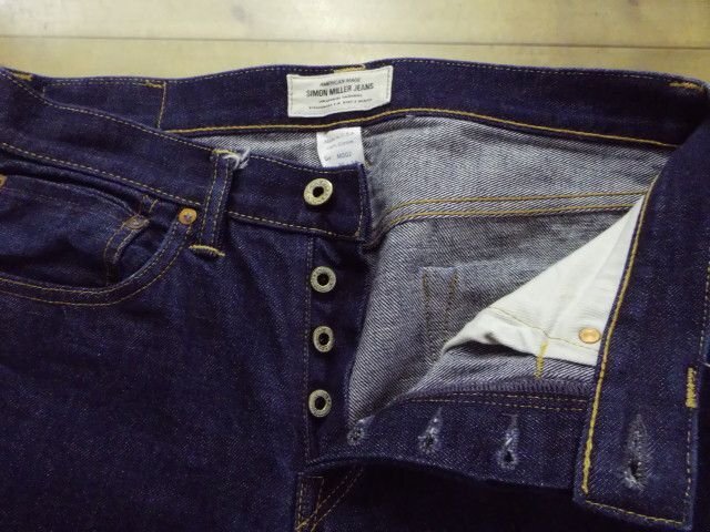 美品★SIMON MILLER JEANS /サイモンミラー ◎デニム ジーンズ M002 メンズ /紳士 30×34 USA製の画像3