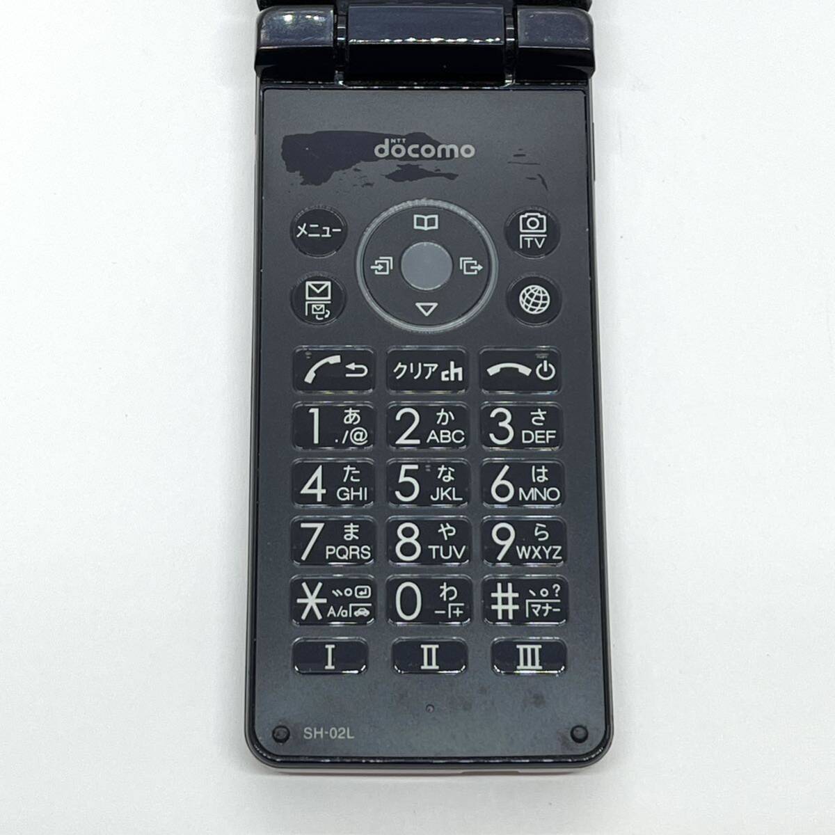 AQUOSケータイ SH-02L ブラック docomo SIMフリー SIMロック解除済み 4G対応 携帯電話 ワンセグ ガラホ本体 送料無料 Y9MRの画像4