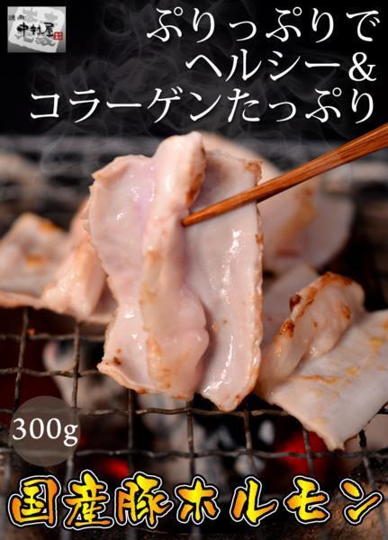 「1円」【5数】国産豚ホルモン300g(小腸、焼肉、もつ鍋)の画像1