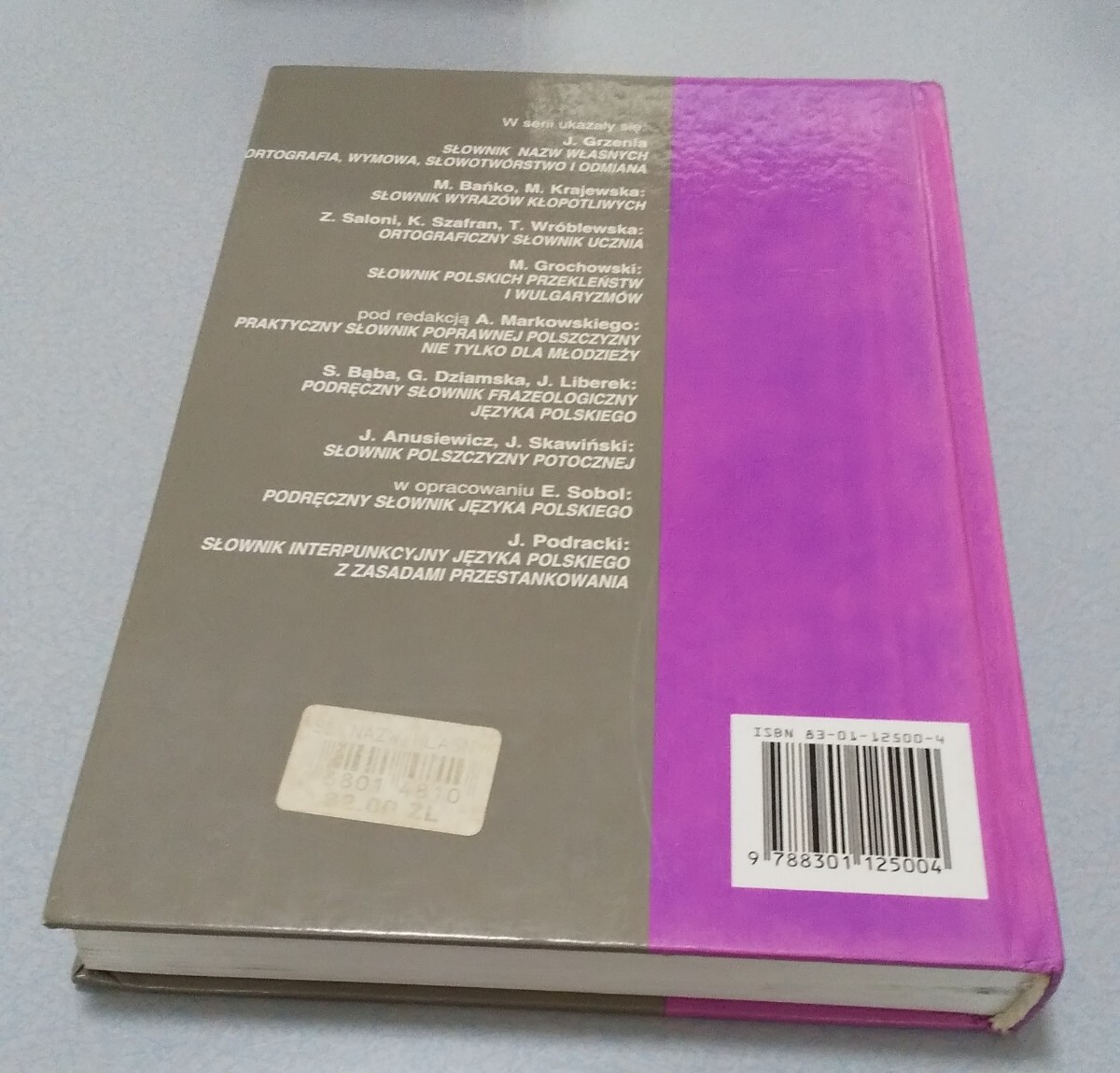[. famous . dictionary ] Poland language dictionary [Slownik nazw wlasnych] Wydawnictwo naukowe PWN,1998 year 