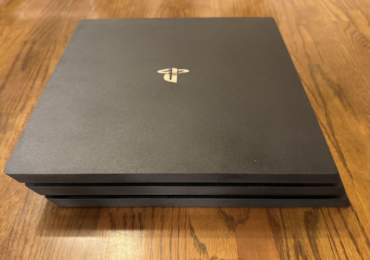 1 jpy start PS4 pro 1TB PlayStation4 pro jet black 1TB CUH-7100B used beautiful goods the first period . settled 